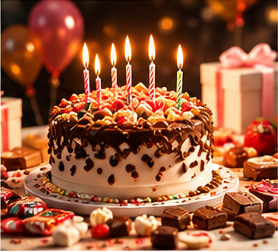 Birthday sweets